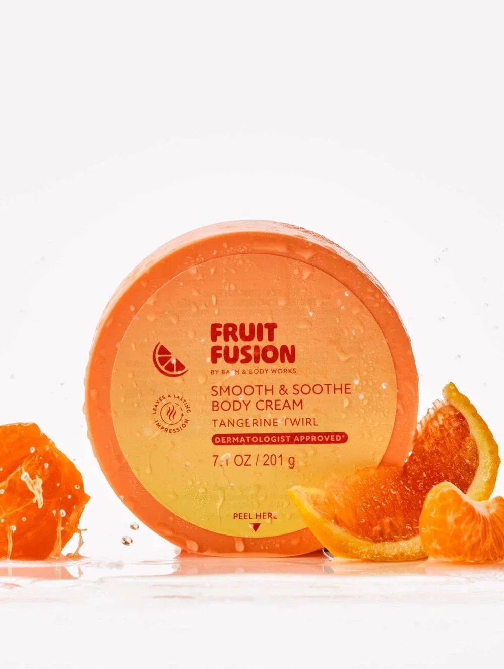 Bath & Body Works Fruit Fusion Tangerine Twirl Body Mist & Cream Set NEW